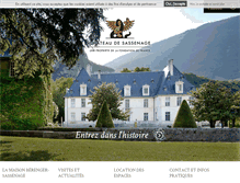 Tablet Screenshot of chateau-de-sassenage.com